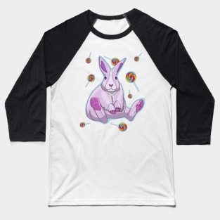 Lollipop Bunny Baseball T-Shirt